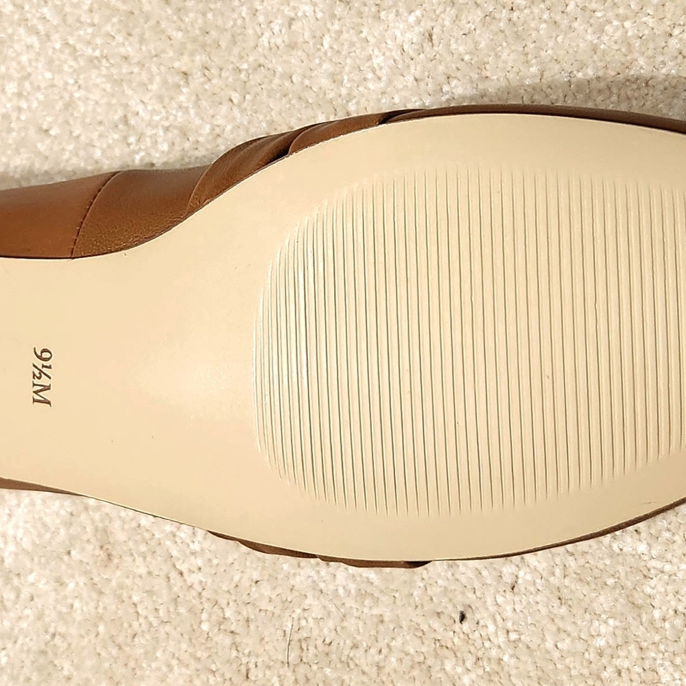 Talbots Ryan Twist Havana Tan Leather Loafers 9.5M NWT - Picture 5 of 8
